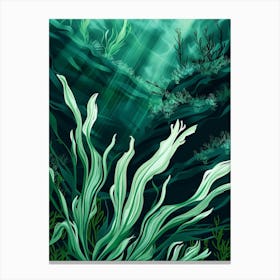 Underwater Seaweed Canvas Print