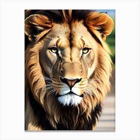 Lion 8 Canvas Print