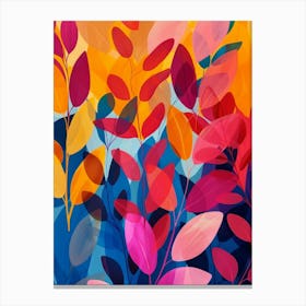 Abstract Leaves 13 Canvas Print