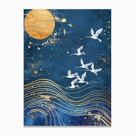 Birds In The Sky Canvas Print