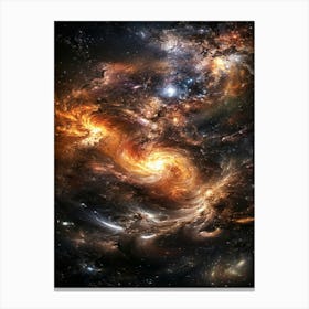 Galaxy In Space 4 Canvas Print