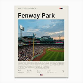 Baseball - Boston Red Sox - Fenways Park 1 Canvas Print