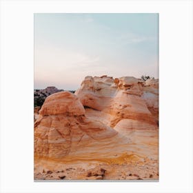 Rolling Desert Rocks Canvas Print