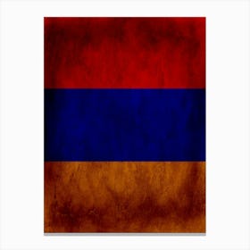 Armenia Flag Texture Canvas Print