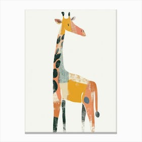 Charming Nursery Kids Animals Giraffe 2 Canvas Print