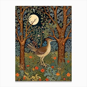 William Morris Bird In The Woods Canvas Print