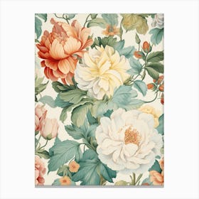 Floral Wallpaper 51 Canvas Print