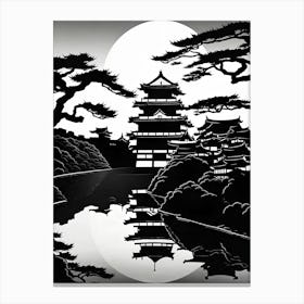 Japanese Landscape Art Canvas Print