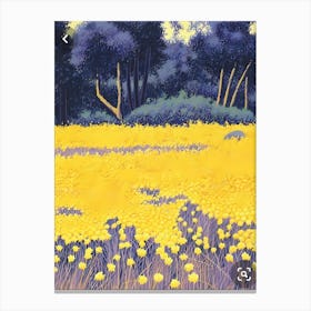 Yellow Dandelions Canvas Print