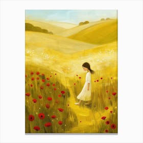 Poppy Field 1 Canvas Print