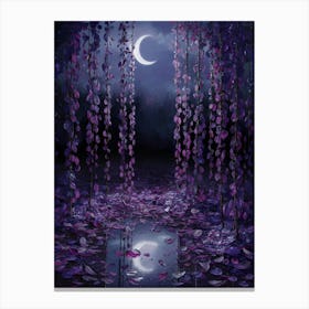 Night In The Forest Canvas Print