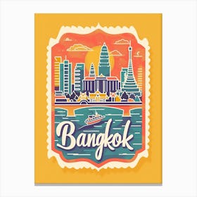 Bangkok Skyline Canvas Print