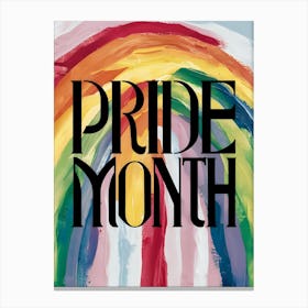Pride Month 34 Canvas Print