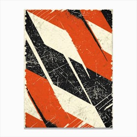 Chevron Stripes Canvas Print