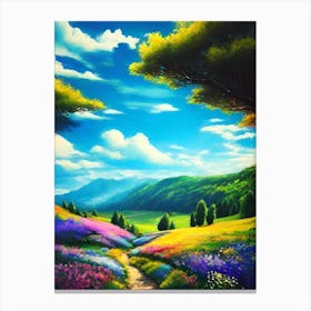 Landscape Painting, Landscape Painting, Landscape Painting, Landscape Painting, Landscape Painting Canvas Print