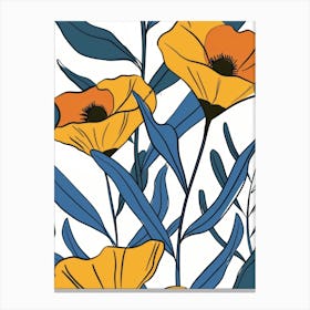 Poppies 102 Canvas Print