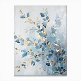 Blue And Gold Canvas Print Canvas Print