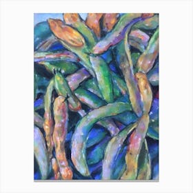 Sugar Snap Peas 2 Classic vegetable Canvas Print