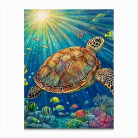 Sea Turtle Canvas Print