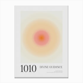 Angel Number 1010 Divine Guidance Canvas Print