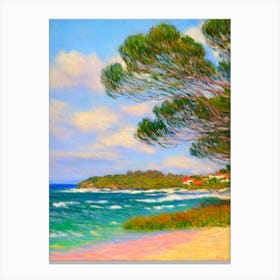 Rainbow Bay Beach Australia Monet Style Canvas Print