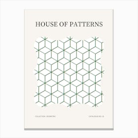 Geometric Pattern Poster 18 Canvas Print