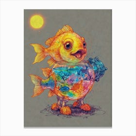 Fish Bowl Canvas Print