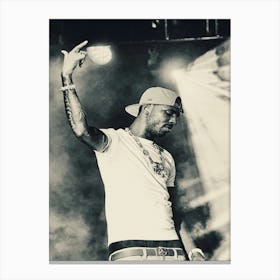Young Dolph Music Canvas Print