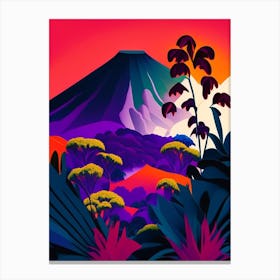 Hawaii Volcanoes National Park United States Of America Pop MatisseII Canvas Print