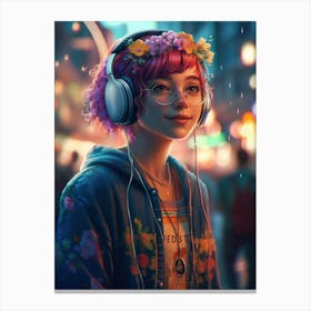 Lofi Girls Canvas Print