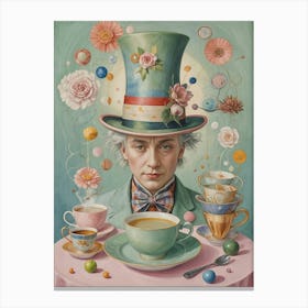 Mad Hatter's Tea Party no1 Canvas Print