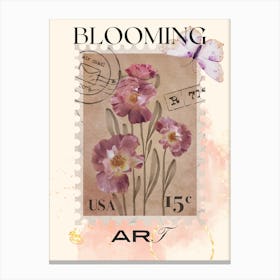 Three Blooming Canvas Print