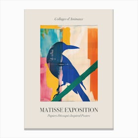 Bird 1 Matisse Inspired Exposition Animals Poster Canvas Print