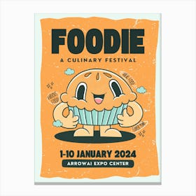 Foodie A Culinary Festival Canvas Print