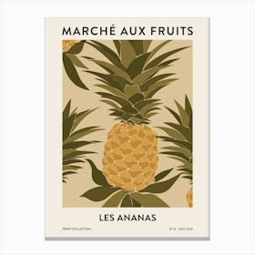 Fruit Market - Pineapples Canvas Print
