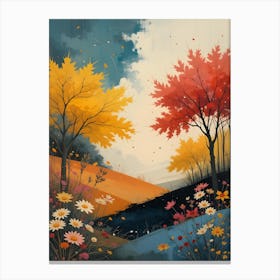 Autumn Trees 4 Canvas Print