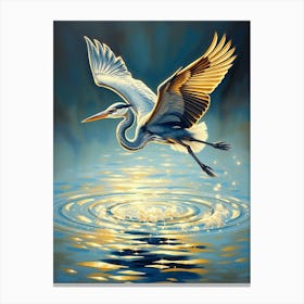 Blue Heron 7 Canvas Print