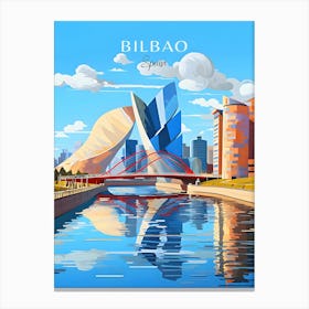 Bilbao Travel Spain Canvas Print