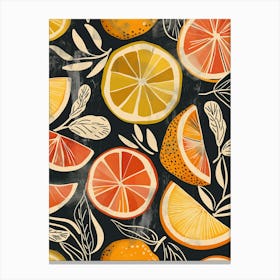 Love Oranges Canvas Print