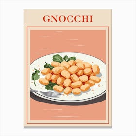Gnocchi Italian Pasta Poster Canvas Print