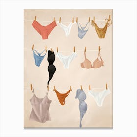 Underware Canvas Print