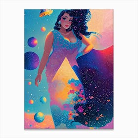 Venus In Space Canvas Print