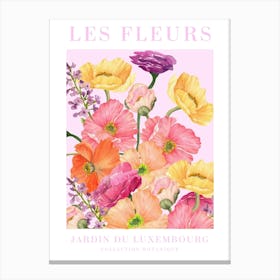 Flower Market Canvas Print