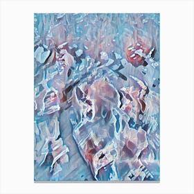 Abstract - Ice Canvas Print