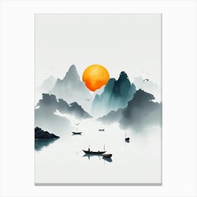 Asian Landscape Painting 8 Canvas Print