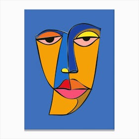 Abstract Face 14 Canvas Print