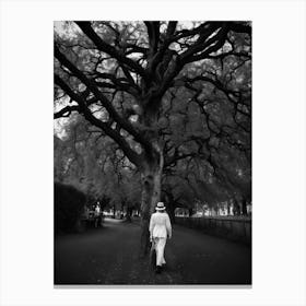 Man Under A Tree Canvas Print