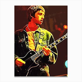 noel gallagher oasis britpop music band 6 Canvas Print