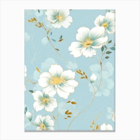 Floral Wallpaper Canvas Print