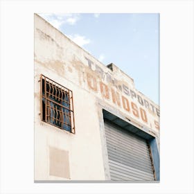 Old Building // Valencia, Spain, Travel Photography Canvas Print